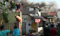 Puluhan Rumah di Kompleks Polri Cipinang Terbakar