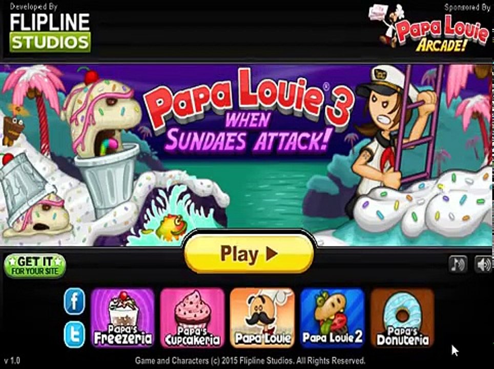 Ataque Papá helados Cuando louie Papa Louie 3 3 ataque crema tutorial