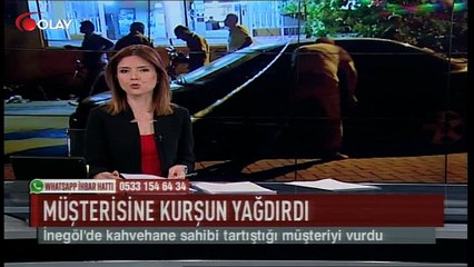 Müşterisine kurşun yağdırdı (Haber 05 09 2017)