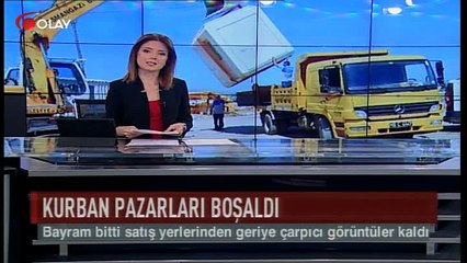 Kurban pazarları boşaldı geriye çöp kaldı! (Haber 05 09 2017)