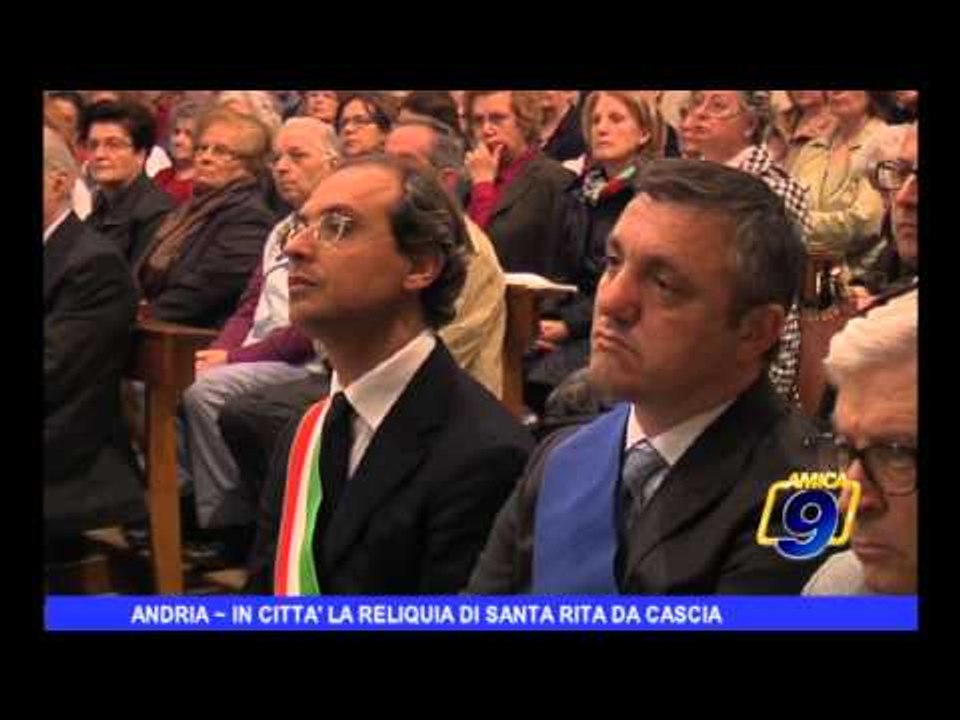 Andria | In Città la reliquia di Santa Rita da Cascia