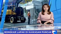 Lebih dari Seribu Lapak PKL di Kawasan Puncak Dibongkar