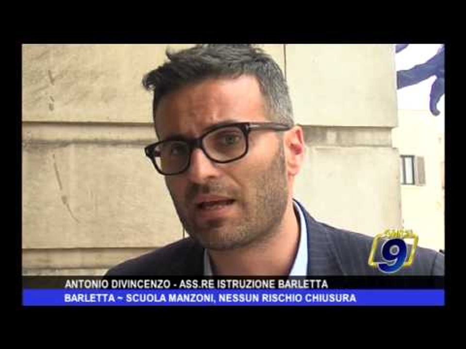 Barletta | Scuola Manzoni, nessun rischio chiusura