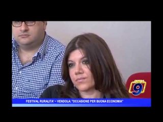 Festival Ruralità Vendola: "occasione per buona economia"