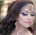 Indian girl makeup with western style __ bold eyeliner & red lips __ shy styles