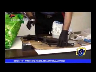 Molfetta | Arrestato 26 enne, in casa un kalashnikov