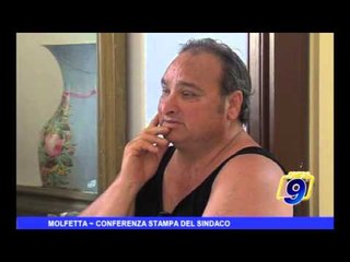 Molfetta | Conferenza stampa del Sindaco