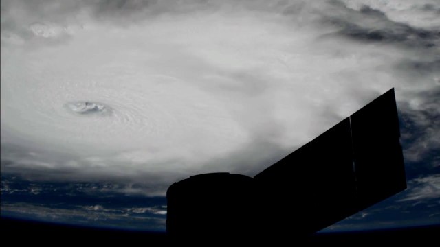 L'ouragan IRMA vu de la Station Spatiale Internationale...
