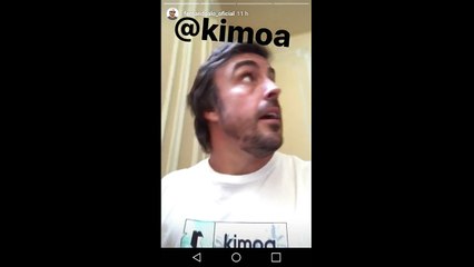 IG STORIES FERNANDO ALONSO  & IG STORIES KIMOA (05/09/2017