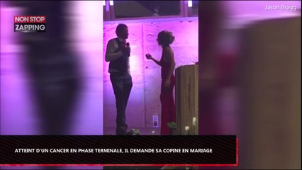 En phase terminale d'un cancer, il demande sa copine en mariage (vidéo)