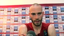 Réaction de Pierre-Antoine Gillet (Belgian Lions) après le match Turquie-Belgique