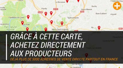 Grâce à cette carte, achetez directement aux producteurs