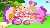 Et blond Cendrillon Robe pour des jeux filles Princesse équipe vers le haut en haut elsa Rapunzel disney