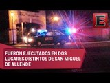 Matan a balazos a cuatros taxistas en Guanajuato