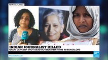 India: Journalist Gauri Lankesh shot dead outside her Bangalore home