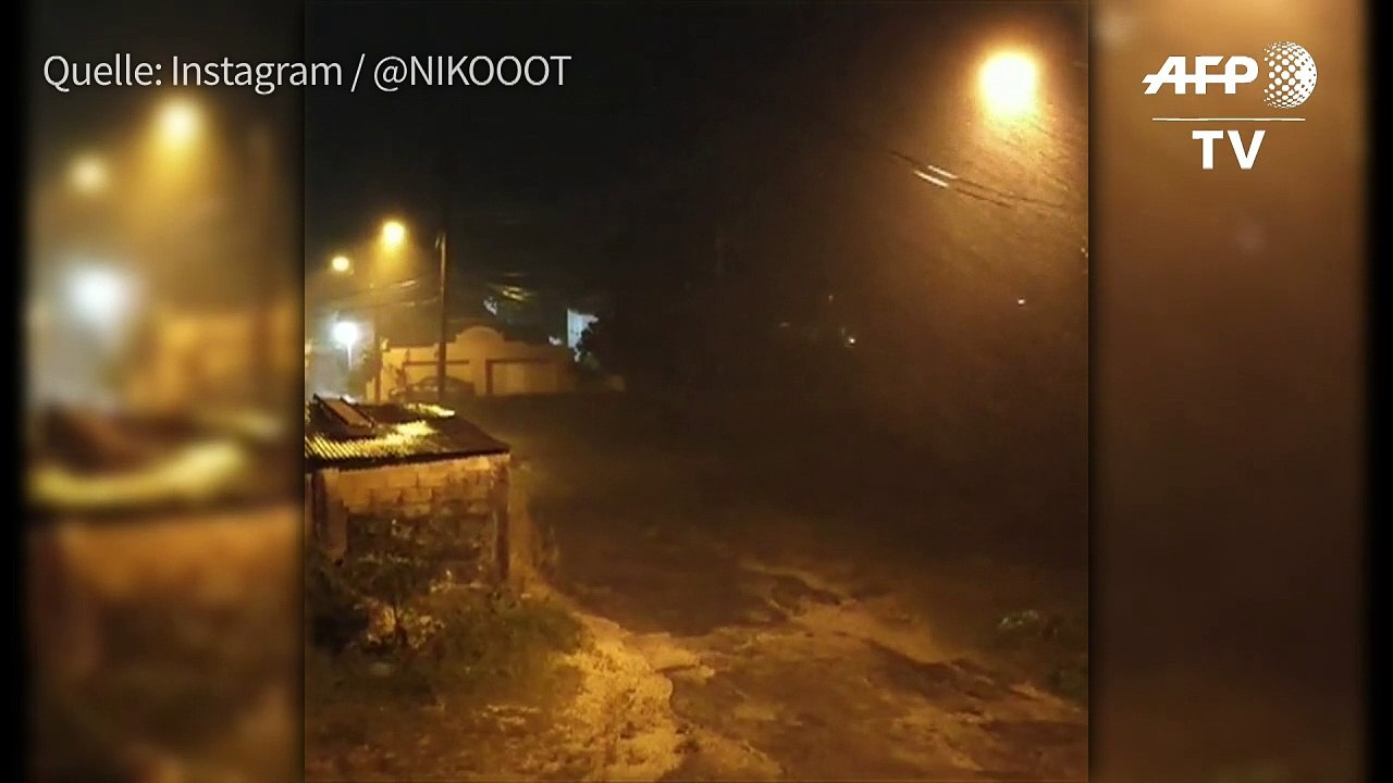 Monster-Hurrikan 'Irma' trifft auf Land