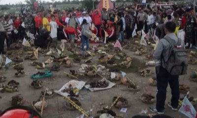 Ritual Bakar Wangkang Bentuk Rasa Syukur Kepada Leluhur