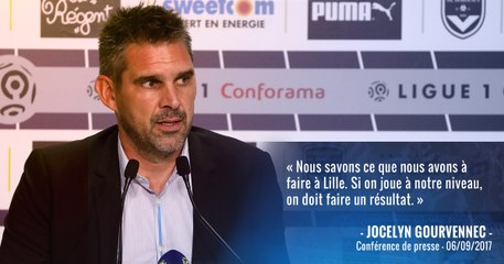 Le point presse de Jocelyn Gourvennec avant Lille - Bordeaux