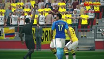 ►✪ FIFA WORLD CUP 2018 | COLOMBIA - BRAZIL | PES 2017