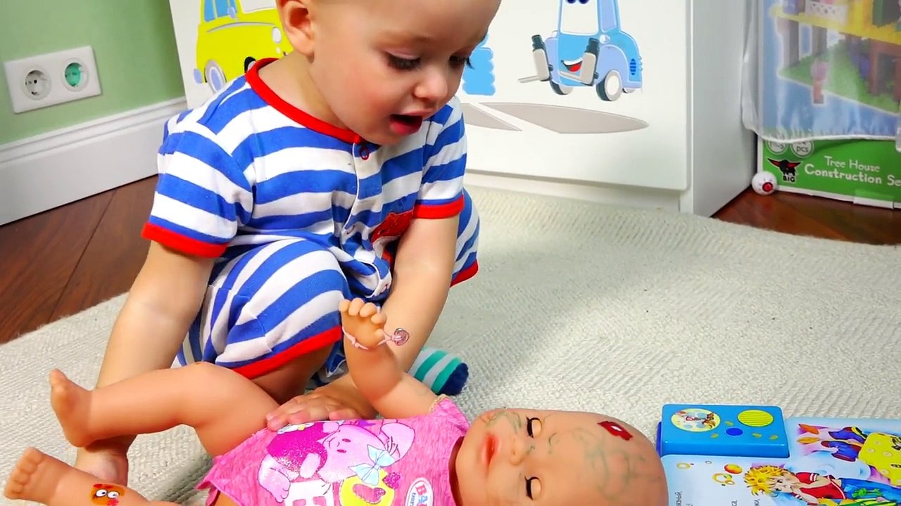 Bad Baby Как Мальчики Играют в Куклы / Мама Подарила Детям Беби Бон Doll in House