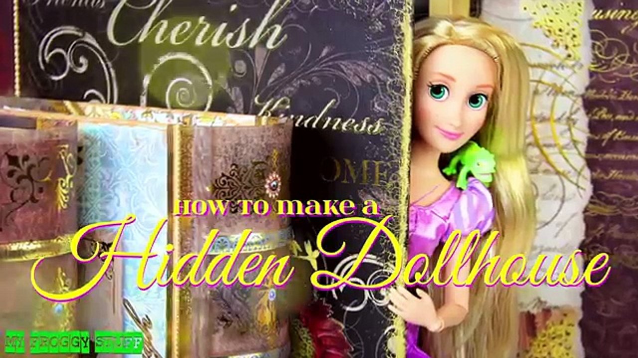 MyFroggyStuff! DIY - How to Make - Folding Dollhouse - One Take - Handmade - Doll - Crafts