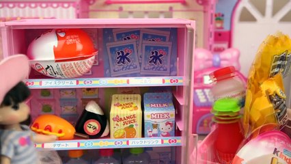 Baby doll Mart register and delivery truck car toys surprise eggs play