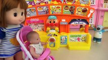 Baby doll Kitchen cooking food toys and surprise eggs play