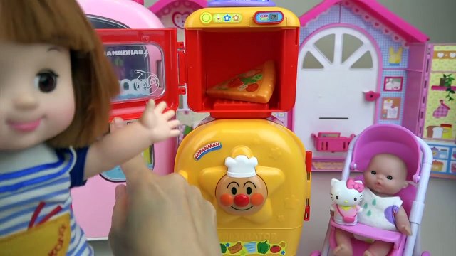 Surprise eggs and Baby doll Refrigerator kitchen toys play