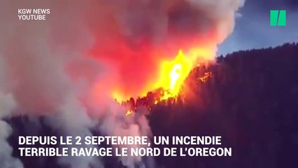 Cette vidéo montre l'inquiétante progression d'un incendie aux États-Unis