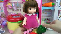 Baby Doll Cooking pot refrigerator Surprise eggs Orbeez food toys play