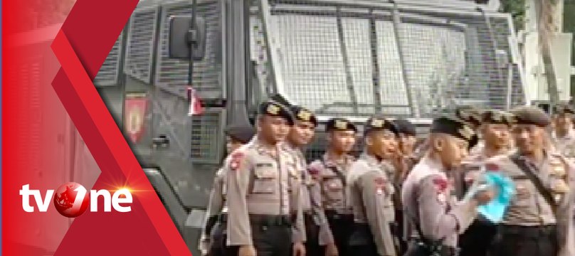 Petugas Tingkatkan Penjagaan Unjuk Rasa di Depan Kedubes Myanmar