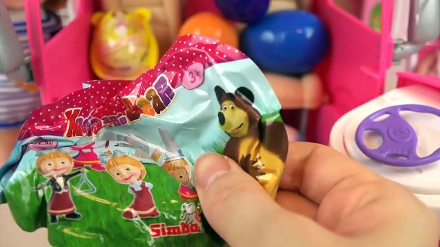 Baby doll and Surprise eggs camping car playing with Orbeez and Kider Joy toys