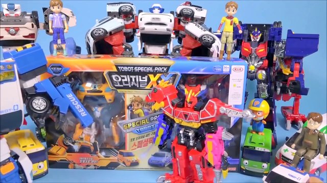 Tobot car toys transformers robot cars Hello Carbot and Deltatron 또봇