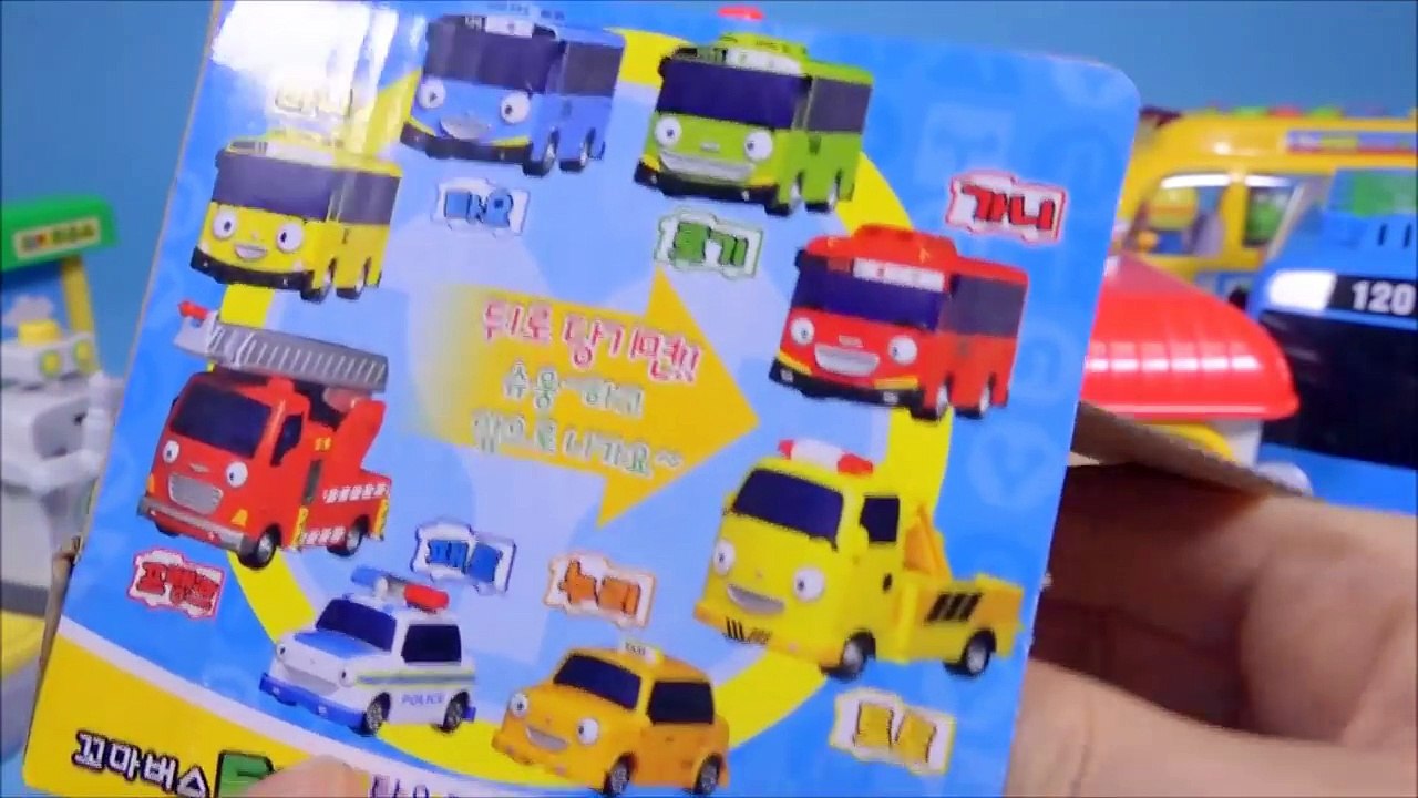 Tayo the little bus 타요 꼬마버스 타요 중앙차고지 주유소 Игрушки Автобус Тайо by ToyPudding