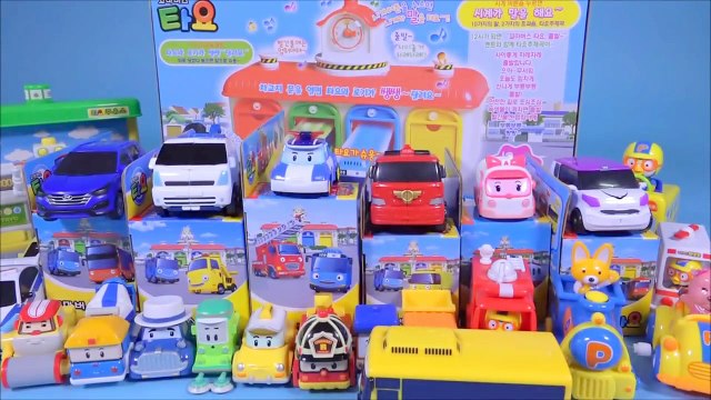 Tayo the little bus Robocar Poli car toys
