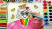 Learn to Color a Cupcake Cute Coloring Page Birthday Sweets Hand Watercolor How to Draw fo