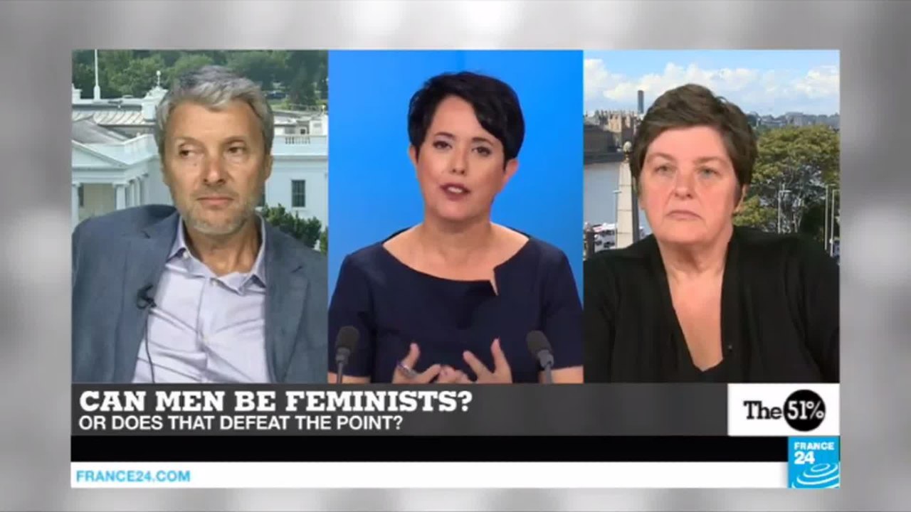 Can men be feminists? "Feminism is about taking power away from men"