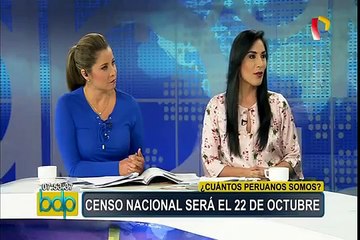 Jefe del INEI explica cómo se realizará el censo nacional este 22 de octubre