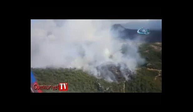 Muğla'da yangın... Alevlerin yaklaştığı Zeytinköy tahliye ediliyor