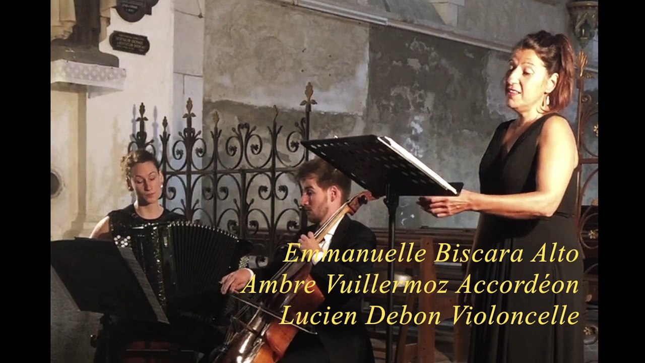 Air "Sehet, Jesus hat die Hand" J.S Bach Concert de Cruzy le Châtel