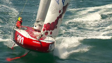 Les images incroyables du mini Arkema en navigation