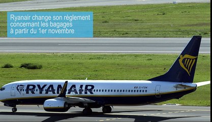Ryanair : un seul bagage en cabine autorisé à partir du 1er novembre