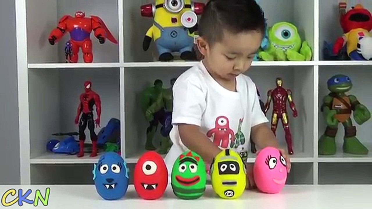 Huevo gigante apertura súper sorpresa juguete juguetes se gabba gabba muno plex brobee foofa toodee ckn