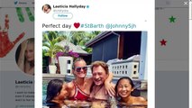 Saint-Barth : Johnny et Laeticia Hallyday 