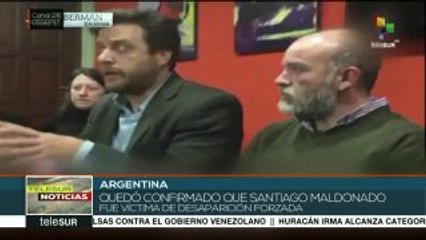 Download Video: Denuncian que Santiago Maldonado fue víctima de desaparición forzada