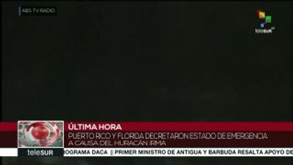 Huracán Irma llega a Antigua y Barbuda con categoría 5