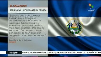 El Salvador pide salida favorable para migrantes amparados por DACA