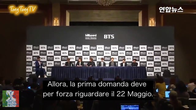 [SUB ITA] 170529 BTS BBMAs Press Conference - pt.1