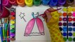 И Красивые Цвет раскраска цвета платье для рука Дети Дети ... Узнайте страницы акварель