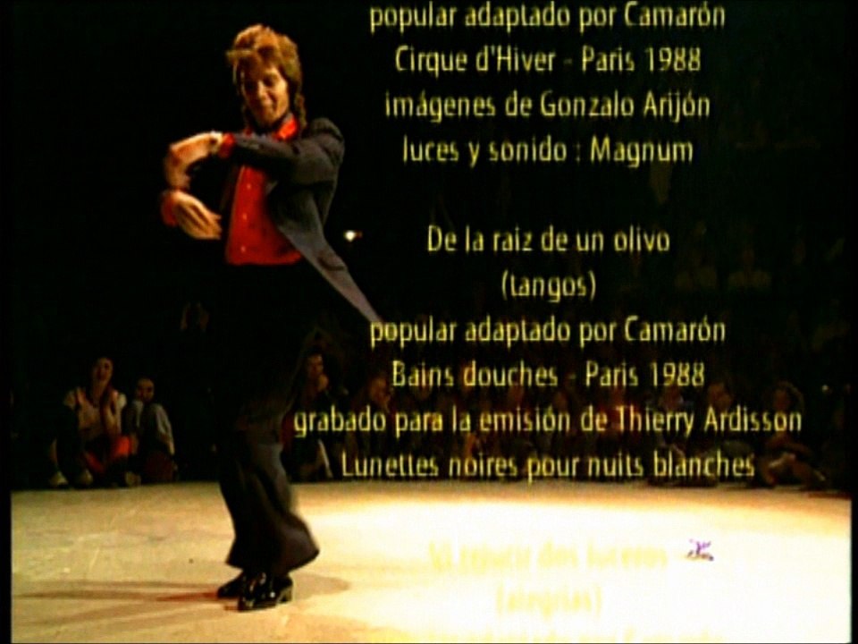 CAMARÓN – CANTE DE FIN (Bulerías) – PARÍS 87/88 CAMARÓN